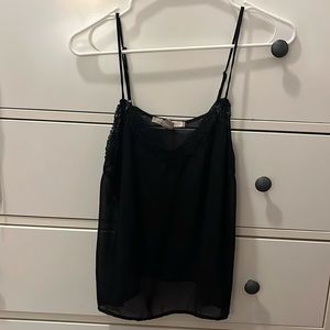 Sheer Black Tank